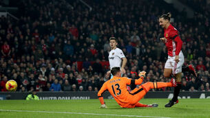 Martial and Ibrahimovic score a pair as Man United progress in EFL Cup