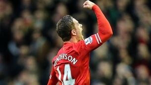 Liverpool's Jordan Henderson could make injury return against Manchester United