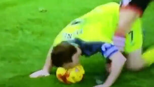 WATCH: Liverpool fans loved Milner controlling the ball with his face