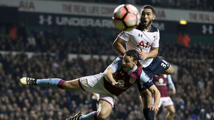Tottenham leave it late to land knockout blow on Aston Villa