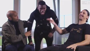 WATCH: Pogba and Ibra had great craic when Pogba crashed an interview