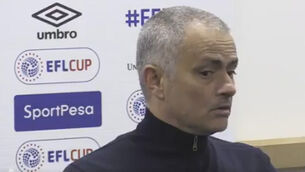 WATCH: Jose Mourinho rolls out some ‘alternative facts’ about last night’s result