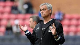 Jose Mourinho admits inexperienced Manchester United line-up is far from ideal