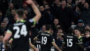 Eden Hazard and Diego Costa send Chelsea 10 points clear with win at West Ham