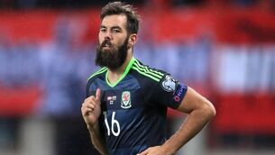 Joe Ledley a doubt for Wales against Ireland with wife expecting third child