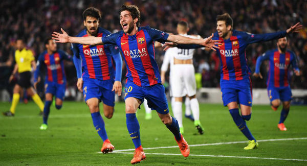 Barcelona fans create minor earthquake celebrating Sergi Roberto’s dramatic winner