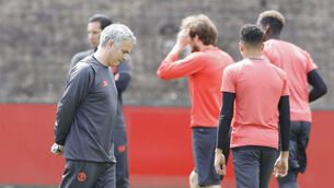 Bomb threat leads hundreds to gather on Man Utd training pitch