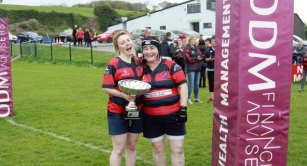 Rugby rookie Eileen, 53, wins first medal on team with daughter