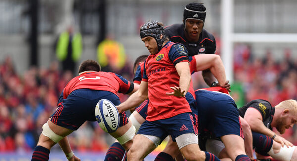 Duncan Williams of Munster during the European Rugby Champions Cup Semi-Final match between Munster and Saracens at the Aviva Stadium in Dublin. Photo by Ramsey Cardy/Sportsfile. Duncan Williams of Munster during the European Rugby Champions Cup Semi-Final match between Munster and Saracens at the Aviva Stadium in Dublin. Photo by Ramsey Cardy/Sportsfile.