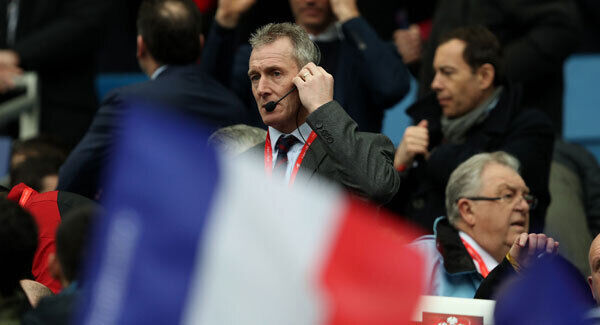 Wales temporary coach Rob Howley at the Stade de France. Photo: David Davies/PA
