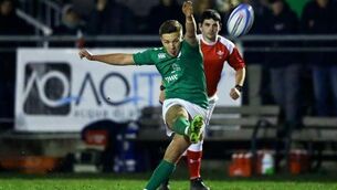 Johnny McPhillips kicks a penalty 10/2/2017