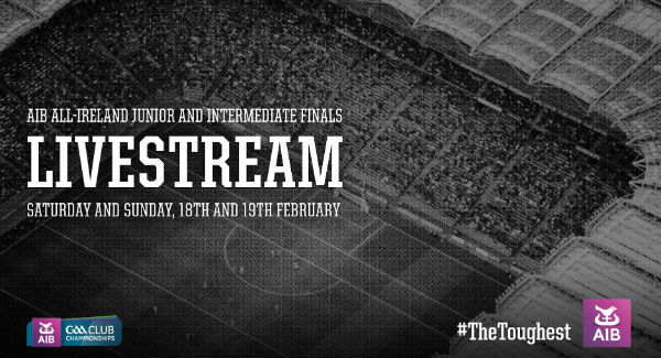 AIB All-Ireland Junior and Intermediate finals to be streamed live from Croke Park