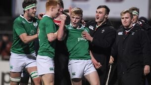 Ireland U20s win tight game against French to equal record of Six Nations victories