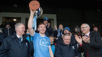 Ciaran Reddin lifts The Bord na Mona O'Byrne Cup 29/1/2017