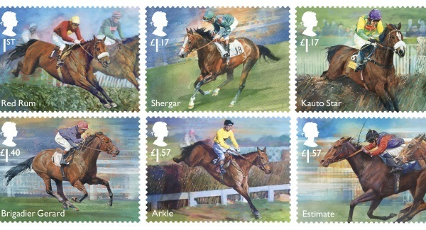 Arkle and Red Rum lead Irish in new series of stamps celebrating horse racing