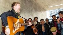 Glen Hansard is playing a free gig in Dublin today