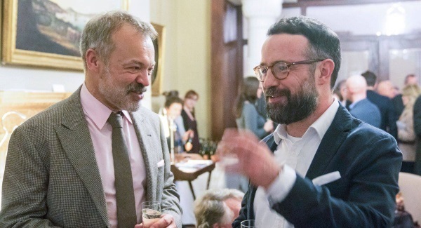 Winner of portrait artist competition is subject Graham Norton's third cousin