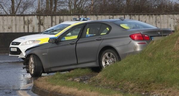 The scene of the crash today. Pic: Patrick Flynn.