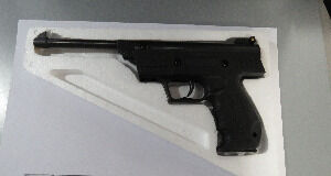 A weapon seized, which appears in the annual report of the Organised Crime Task Force. Photo: Department of Justice/PA Wire A weapon seized, which appears in the annual report of the Organised Crime Task Force. Photo: Department of Justice/PA Wire