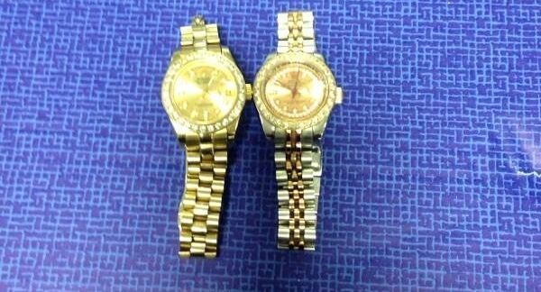 The Rolex watches seized in the raid today. Pic via An Garda Síochána. The Rolex watches seized in the raid today. Pic via An Garda Síochána.