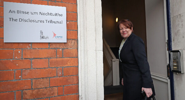 Former Garda commissioner Noirin O&rsquo;Sullivan arrives to give evidence at the Disclosures Tribunal/ Photo: Niall Carson /PA Wire