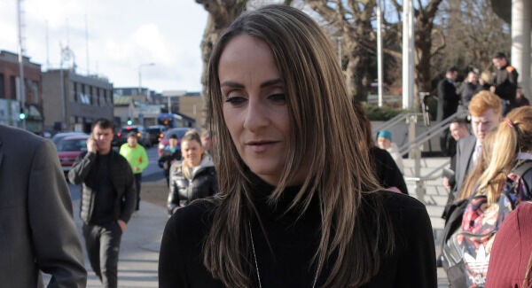 Irene White's daughter Jennifer McBride, leaving court after Anthony Lambe was jailed for life for the murder of her mother Irene White (43) in the kitchen of Ice House, Demesne Road, Dundalk, Co Louth in April, 2005. Pic: Courtpix