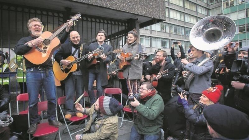 Celebrities and activists to hold singing protest against homelessness outside the Dáil today Celebrities and activists to hold singing protest against homelessness outside the Dáil today