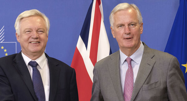 Michel Barnier (right)