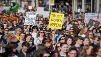 Latest: Thousands take to the streets of Dublin for #MarchForChoice rally