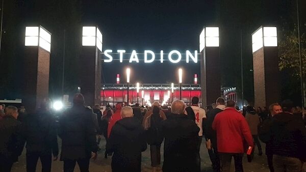 FC Cologne’s breathtaking RheinEnergieStadion is surrounded by a fan park filled with club shops and food stalls on matchday. Despite the threat of relegation, the 49,700-capacity stadium rarely has empty seats. FC Cologne’s breathtaking RheinEnergieStadion is surrounded by a fan park filled with club shops and food stalls on matchday. Despite the threat of relegation, the 49,700-capacity stadium rarely has empty seats.