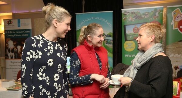 Geraldine O'Sullivan IFA, Alma Jordan, Author of Childrens farm Safety books and Diana Van Doorn. at the &lsquo;National Conference on Farm Safety and Health&rsquo; Pic: Finbarr O'Rourke