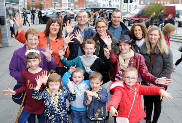 Members of the Cotter family, Ballyvolane, Cork, and Cobh, enjoying the Guinness Cork Jazz Festival which is celebrating 40 years. Picture: Denis Minihane
