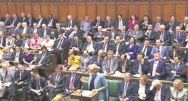 Thereas May in the UK Parliment