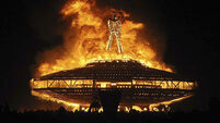 Man dies after running into flames at Burning Man festival