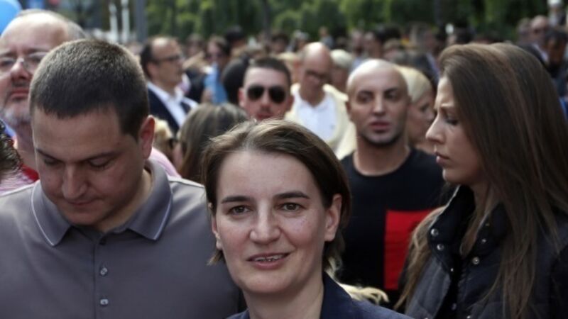 Serbia's first openly gay prime minster attends gay pride march Serbia's first openly gay prime minster attends gay pride march