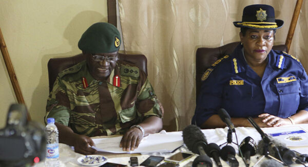 Colonel Overson Mugwisi and Charity Charamba.
