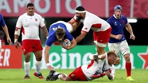 France beat Tonga to reach  Rugby World Cup's last eight