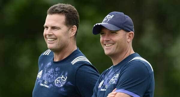 Erasmus and Nienaber during their Munster stint.