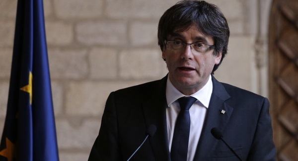 Spain in extradition bid as exiled Catalan leader travels to Denmark