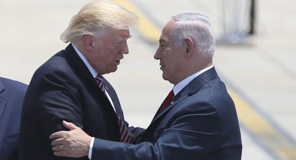 Donald Trump and Benjamin Netanyahu&nbsp;in May 2017.