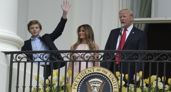 WATCH: 'She's got a son' - Donald Trump refers to his child with First Lady Melania Trump