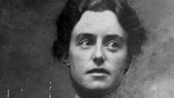 Lilian Bland, pioneer aviator who, in 1910, designed, built and flew her own aeroplane on Carnmoney Hill, Northern Ireland.