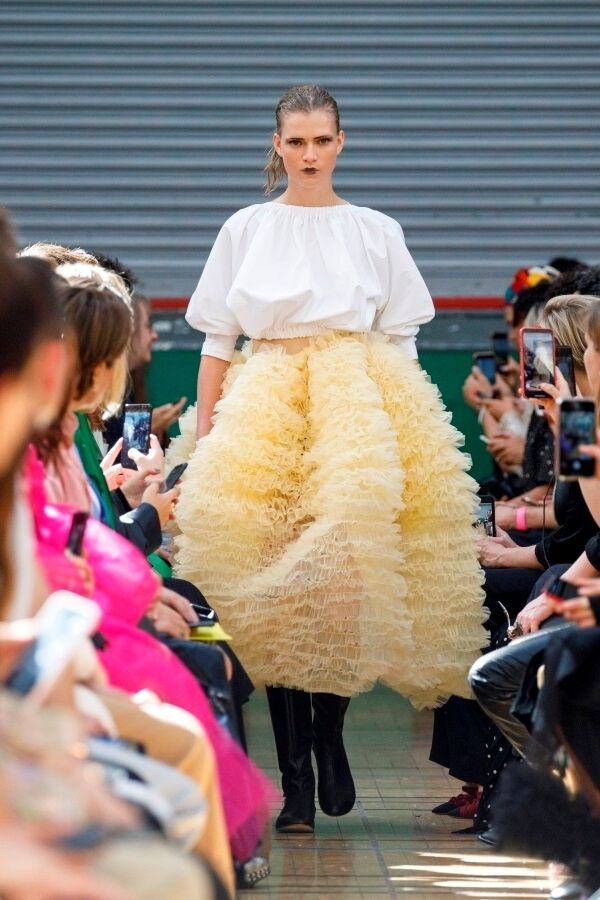 Escapism from Molly Goddard at London Fashion Week.