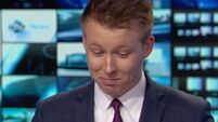 WATCH: Irish newsreader starts skitting during news bulletin in Glasgow