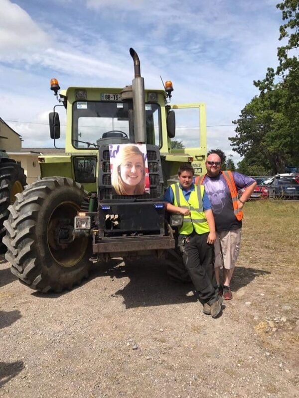 Family and friends organised a tractor run in Gráinne's memory.