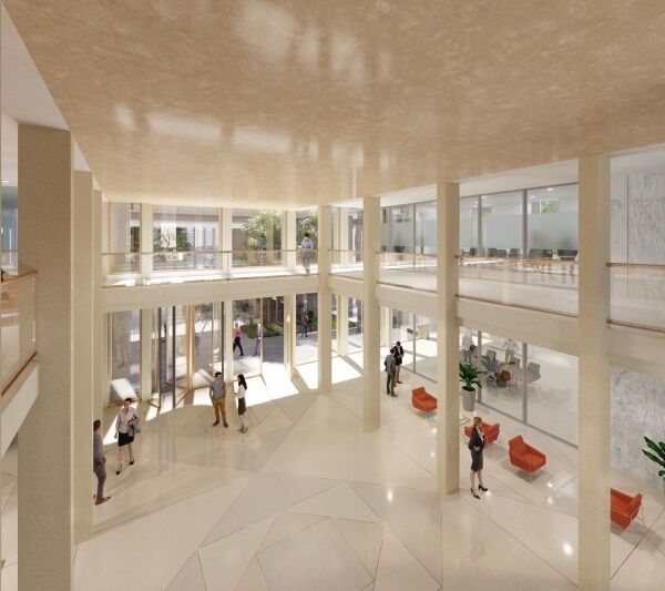 A proposed reception area. Pic: Savills Ireland A proposed reception area. Pic: Savills Ireland