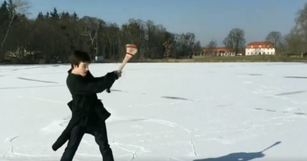 Hurling Ice This German GAA club made the most of the freezing cold with some ...