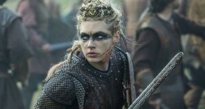 Katheryn Winnick plays Lagertha in TV show ‘Vikings’ which is filmed at Ashford Studios. Katheryn Winnick plays Lagertha in TV show ‘Vikings’ which is filmed at Ashford Studios.