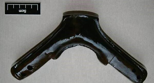 A harness bow from the late 11th or early 12th century found during South Main Street excavation. Picture: Maurice F Hurley