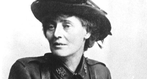 Countess Markievicz in the uniform of captain in the Citizen Army.